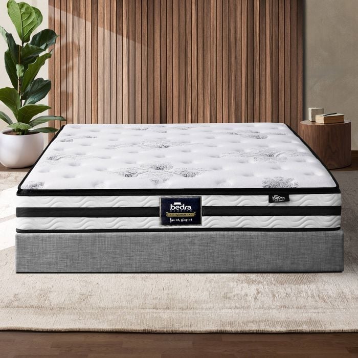Bedra Queen Mattress Luxury Bed Bonnell Spring Foam 22cm
