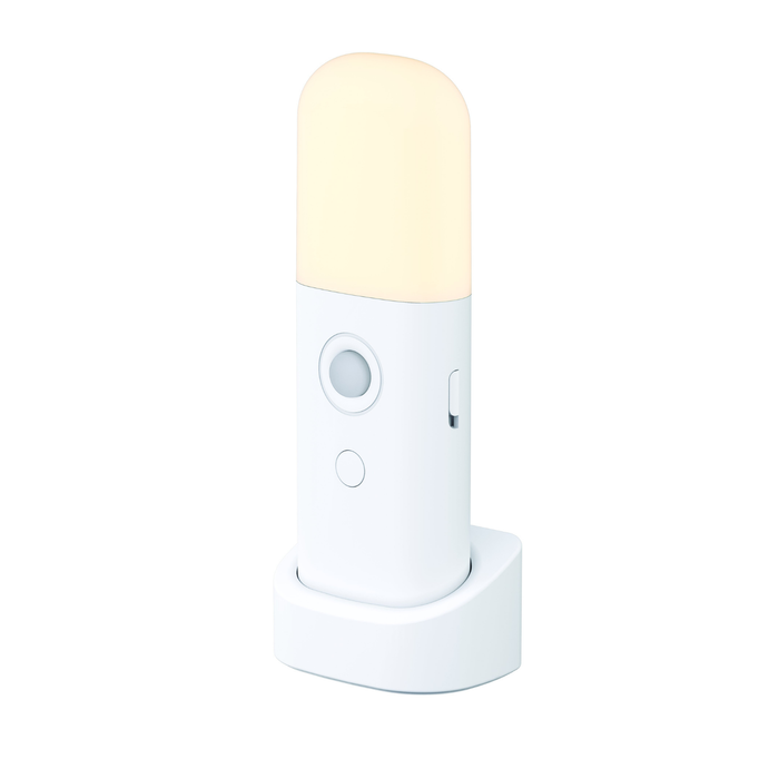 Practa Matte White Portable LED Night Light