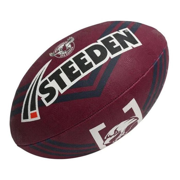 Nrl 2023 Supporter Football - Manly Sea Eagles - Game Size Ball - Size 5