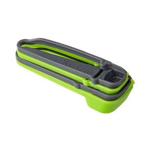 4pc Progressive 12cm Measuring Spooons Set w/ Leveller - Green/Grey