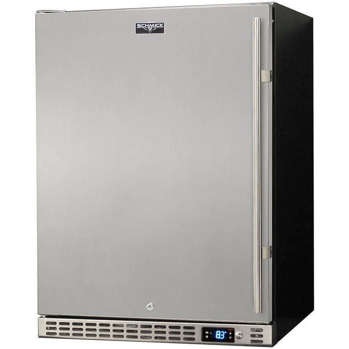 Schmick Stainless Solid Door Bar Fridge (Left Hinged) - SK156L-SD