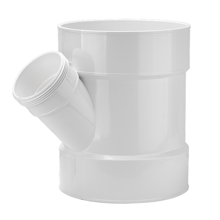 Holman 225 x 100mm 45° PVC Female And Female Stormwater Junction