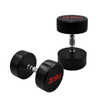 2 Pack of 22.5kg - Total 45kg Rubber Coated Dumbbell Hand Weight - Rubber Dumbbell