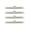 Valve Cover Spreader Bars Chrome 4-3/4" Long, Set of 4