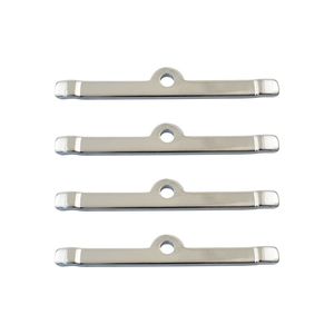 Valve Cover Spreader Bars Chrome 4-3/4" Long, Set of 4
