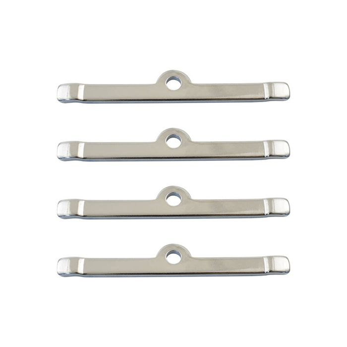 Valve Cover Spreader Bars Chrome 4-3/4" Long, Set of 4
