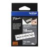 Brother 18mm Black on White TZe-SE4 Labelling Tape 