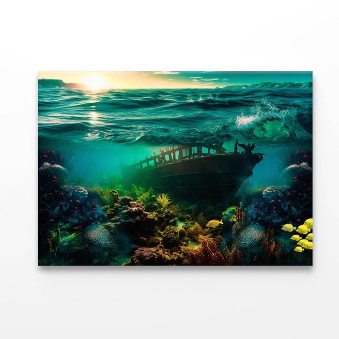 Amazing View of Deep Sea  Print 100% Australian Made 150 x 100cm  (Acrylic)