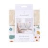 2pc The Peanutshell 80cm Cotton Safari Boho Bassinet Fitted Sheet