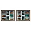 2PK Frankie & Me Shadow 16x20'' Picture Frame Photo Holder Home Decor Dark Oak