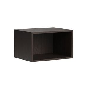 Kaboodle 360 x 400-499mm Truffle Oak Customisable Microwave Open Shelf