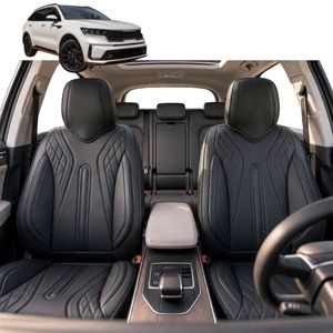 Australian Goose Front Seat Covers for Kia Sorento 2021 - Current (MQ4) - PU Leather, Black (2pc)