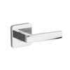 Lane 65mm Polished Chrome Oxford Square Passage Leverset