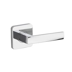 Lane 65mm Polished Chrome Oxford Square Passage Leverset
