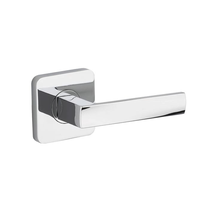 Lane 65mm Polished Chrome Oxford Square Passage Leverset