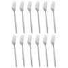 Argon Tableware Economy Silver Dinner Forks - 6x Durable Rust Resistant Stainless Steel Dishwasher Safe Flatware Set