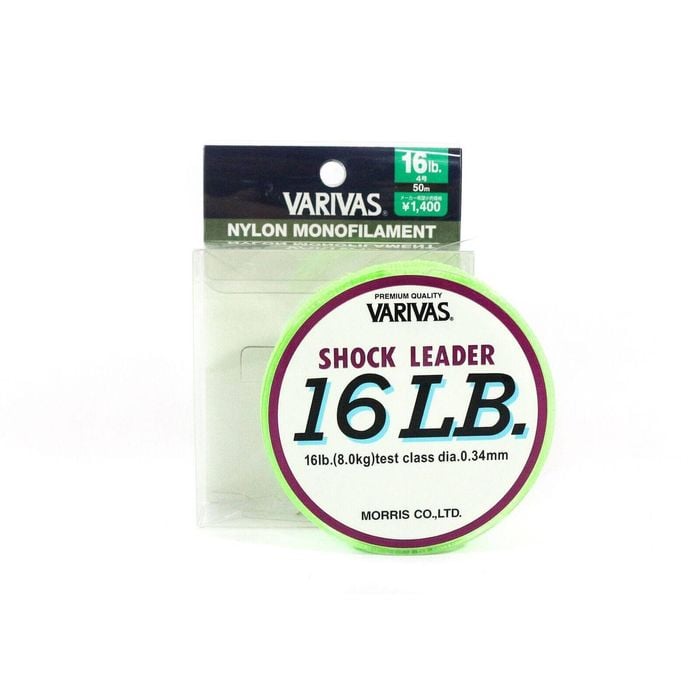 Varivas Monofilament Nylon Shock Fishing Leader 50m 16lb