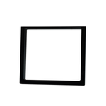 RapidHome 45 x 40 x 6cm Black Rio Steel Tube Coffee Table Furniture Leg