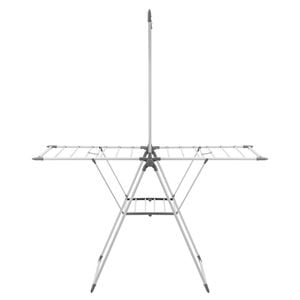Practa 21 Rail Foldable Clothes Airer With Hanging Rack
