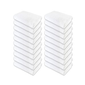 20PK Jason Commercial J-Dry Supreme Hand Towel 40x65cm - White
