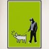 Galrie Banksy Choose Your Weapon Green Print 2010 Limited Edition Art, Black Frame, A0 84 x 119cm (33 x 47inch)
