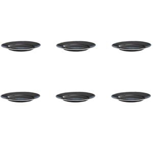 6x Wildtrak Premium Enamel Plate Durable Outdoor Camping/hiking Dinnerware