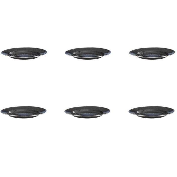 6x Wildtrak Premium Enamel Plate Durable Outdoor Camping/hiking Dinnerware