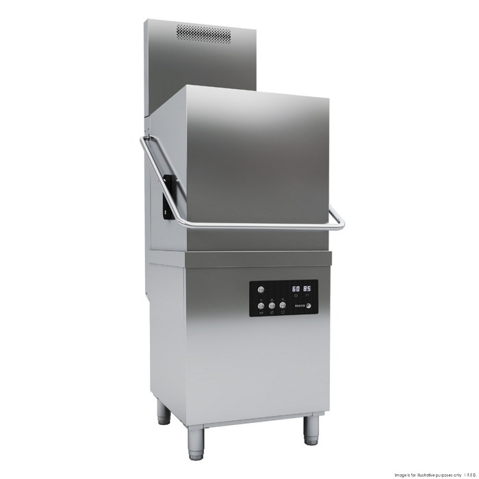 Fagor Inova Heated Recovery Pass-through Dishwasher - Whc-502trcbd