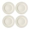 Mikasa Cranborne 4 Piece Stoneware Dinner Plate Set 27cm Cream
