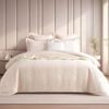 Renee Taylor Bella Jacquard European Square Pillowcase 65x65cm Blush