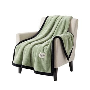SOGA Matcha Green Flannel Polyester Throw Blanket 200x230cm