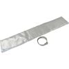 Cal Custom Heat Solutions Exhaust Heat Shield Kit with Clamps, 6" x 3', Aluminium