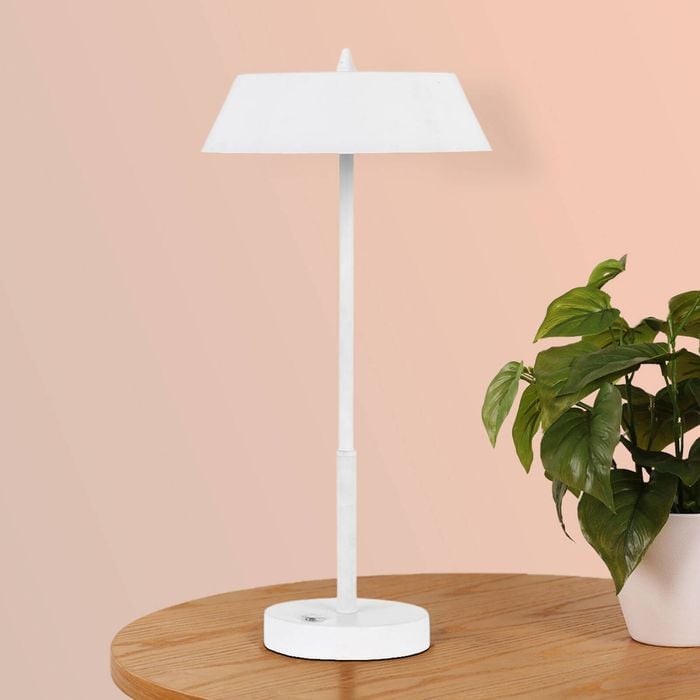 Telbix White/Silver Allure Table Lamp