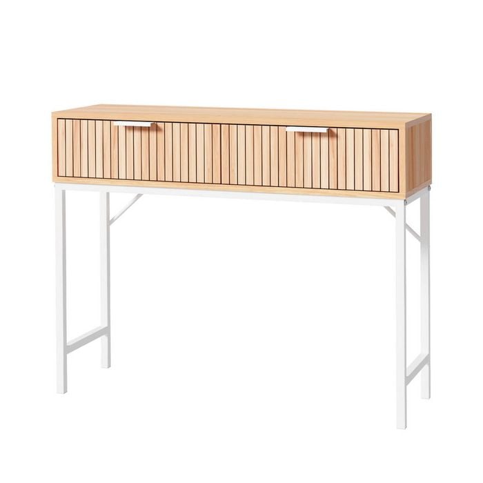 Artiss 2 Drawers Console Table 92CM