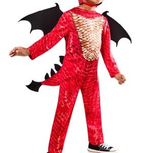 Mythical Boys Red Dragon Costume - 3-5