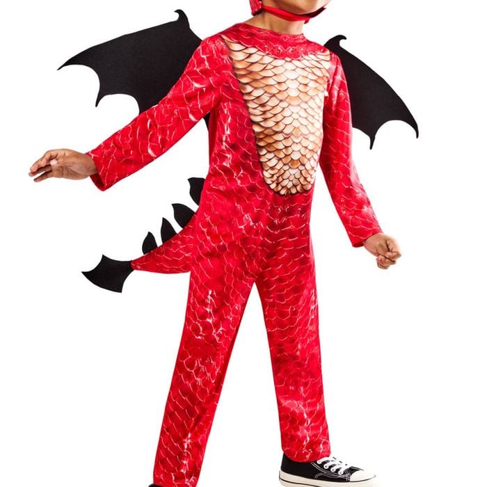 Mythical Boys Red Dragon Costume - 3-5