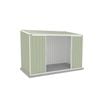Absco Sheds 3.00 x 1.52 x 2.08m Pale Eucalypt Ezislider Double Sliding Door Garden Shed
