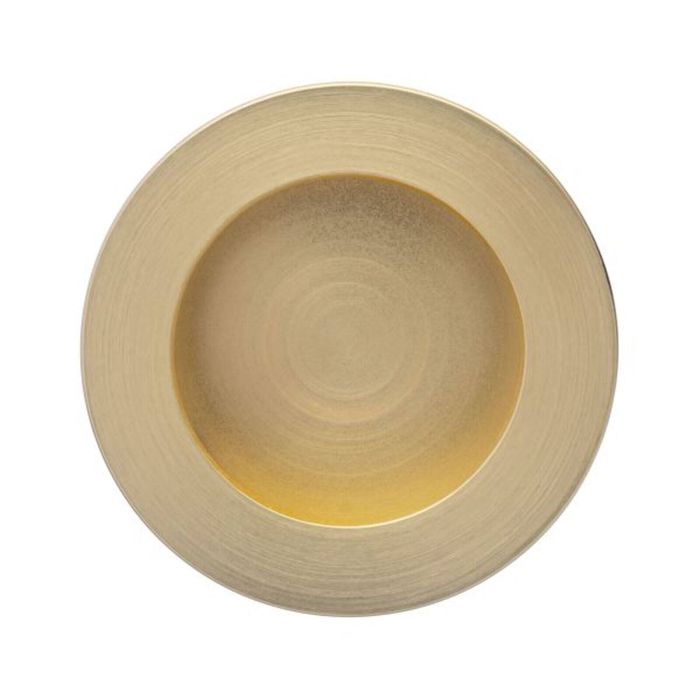 Lemaar 50mm Brushed Brass Round Flush Pull