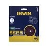 IRWIN 150mm 120 Grit Quick Fit Random Orbital Sanding Discs - 5 Pack