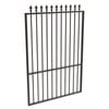 ProtectorAl 800 - 1200 x 1800mm Black Aluminium Spear Top Pool Gate With Mid Rail