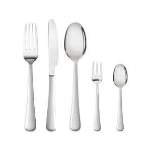 60PC Stainless Steel Cutlery Set Silver