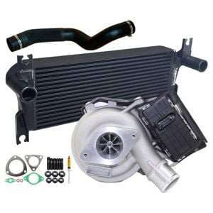 Upgrade Billet Turbo Charger With 106mm Intercooler & Hose For Ford Everest Ua 2.2l 2015 Onwards