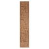 Loopsie-400cm X 80cm-serron Tonal Brown Traditional Runner Rug