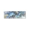 Green Blue Cloud Abstract Design Print 100% Australian Made 120x40cm (Stretched Canvas)