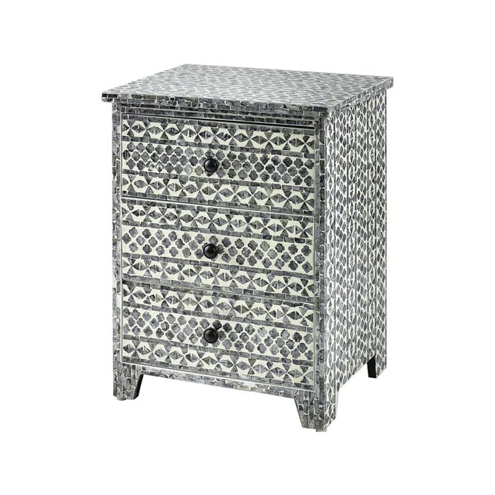 Victoria shell inlay Side Table