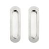 Delf 150mm Stainless Steel Oval Flush Pull - 2 Pack