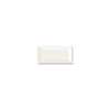 Johnson Tiles 200 x 100mm Antique White Bevelled Edge Ceramic Wall Tile - 48 Carton