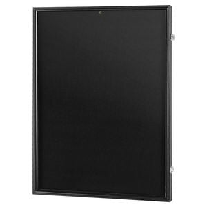 VEVOR 610x812x40mm Jersey Display Frame Case Black with 98% UV PC Glass and Hangers