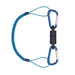 Daiichi Seiko Safety Rope Carabiner MG 3500 Magnet System 3.5Kg Blue