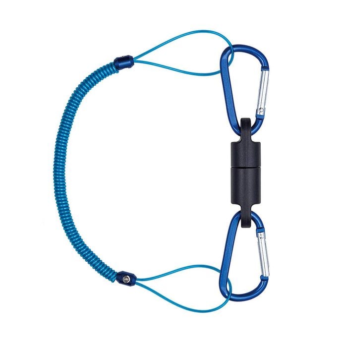 Daiichi Seiko Safety Rope Carabiner MG 3500 Magnet System 3.5Kg Blue